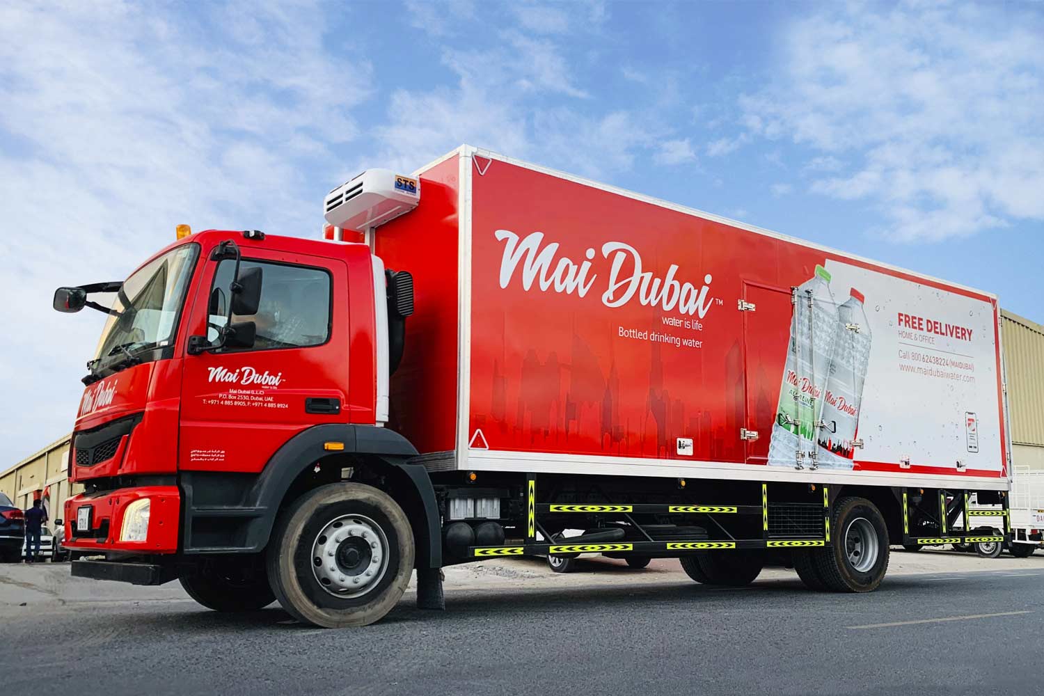 Truck vehicle branding in Dubai, done by iCatch.