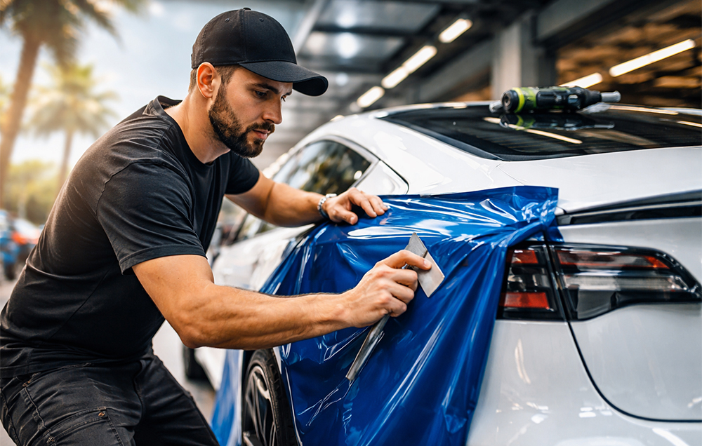 Luxury vehicle branding in Dubai transforming cars into brand icons